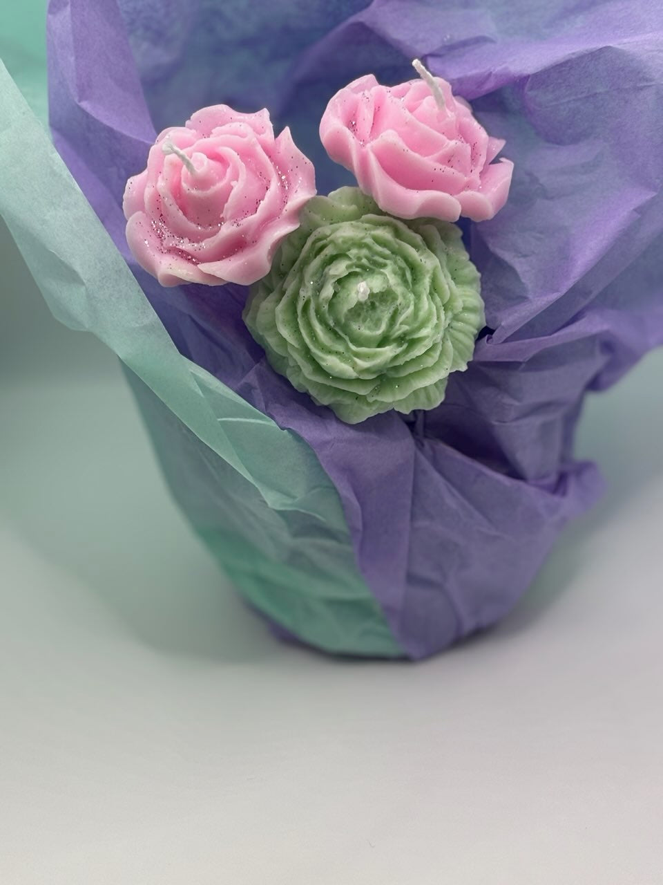 Spring Grace Flower Scented Bouquet Candle Set