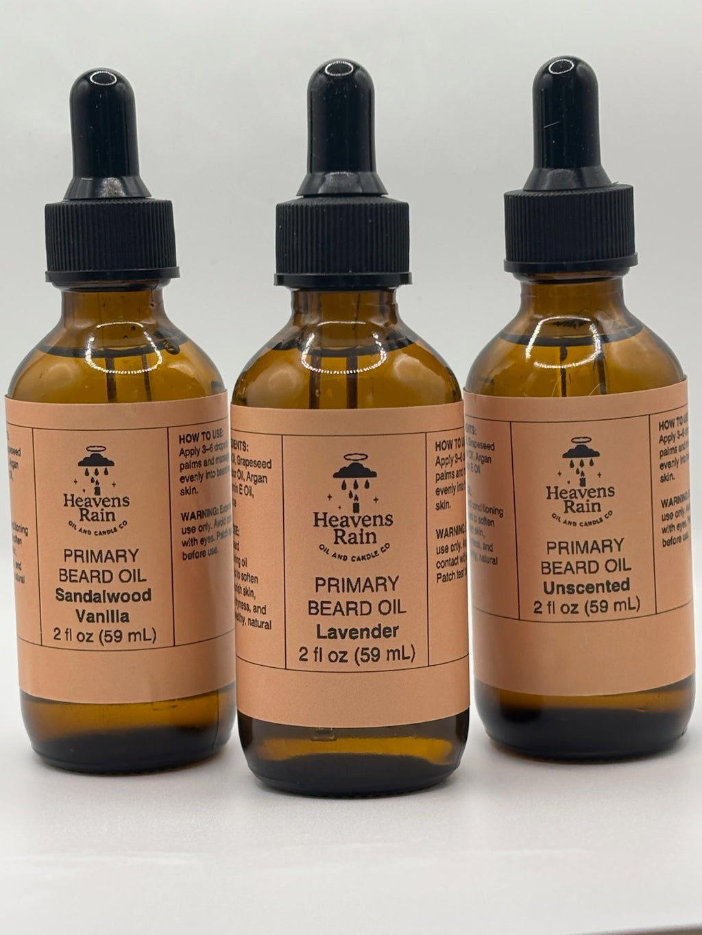 Heaven's Rain Cedar & Silk Beard Oil — Conditioning (2oz)