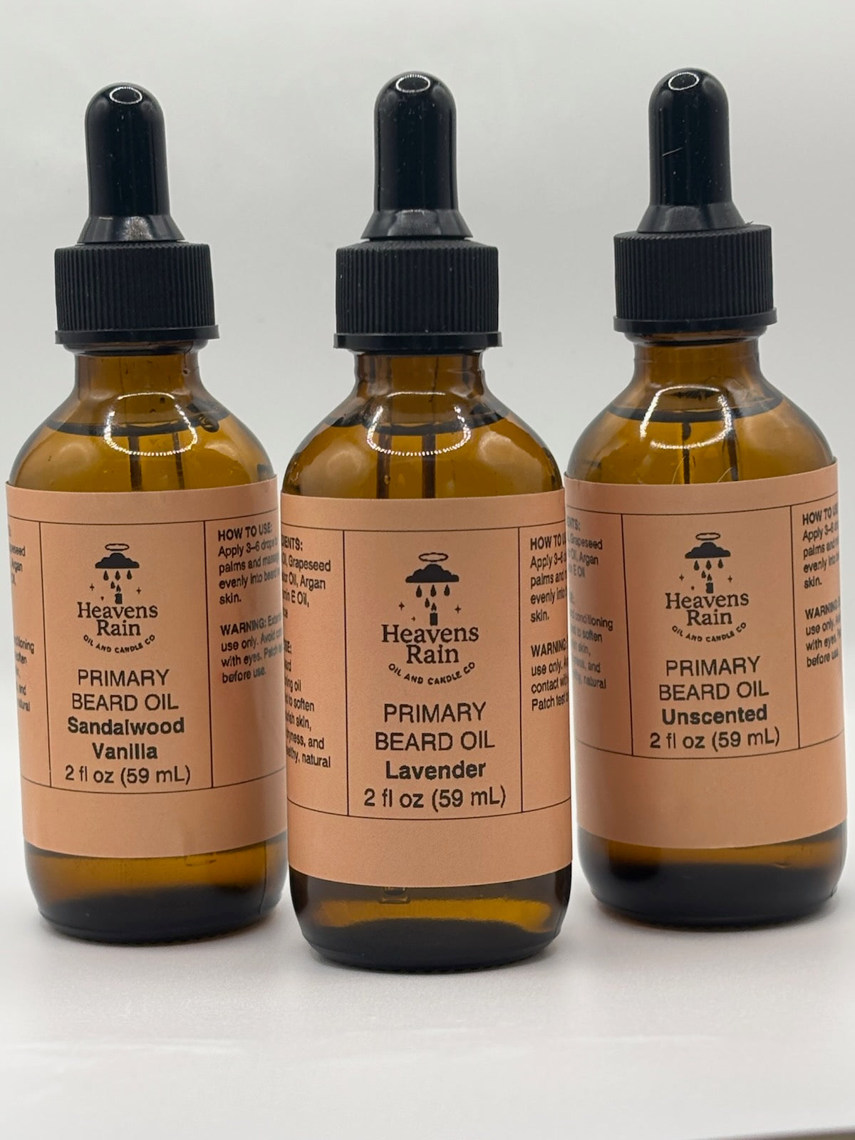Heaven's Rain Cedar & Silk Beard Oil — Conditioning (2oz)