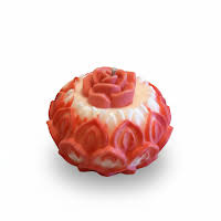 Blushing Blessings Scented Flower Candle